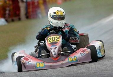 El revolucionario Kart Rotax RM1 Kart en plena acción. (Copyright: BRP-Rotax)