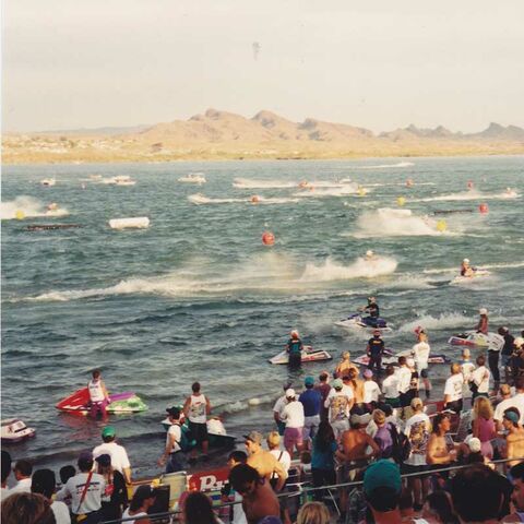 Sea-Doo World Finals carrera en Lake Havasu, 1993 (BRP Rotax)