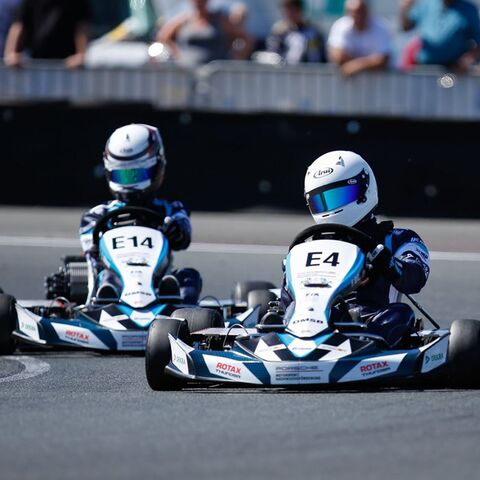 The German eKart Championships (DEKM) have been a fixture in the international motorsports calendar since 2018.(BRP-Rotax)