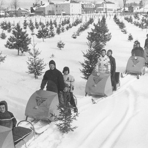 Cartel de Ski-Doo, 1965 (Archives, Museum ofIngenuity J. Armand Bombardier)