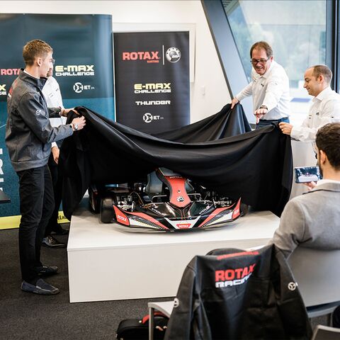 Presentation of the revolutionary Rotax THUNDeR in Spielberg, 2017.(BRP-Rotax)